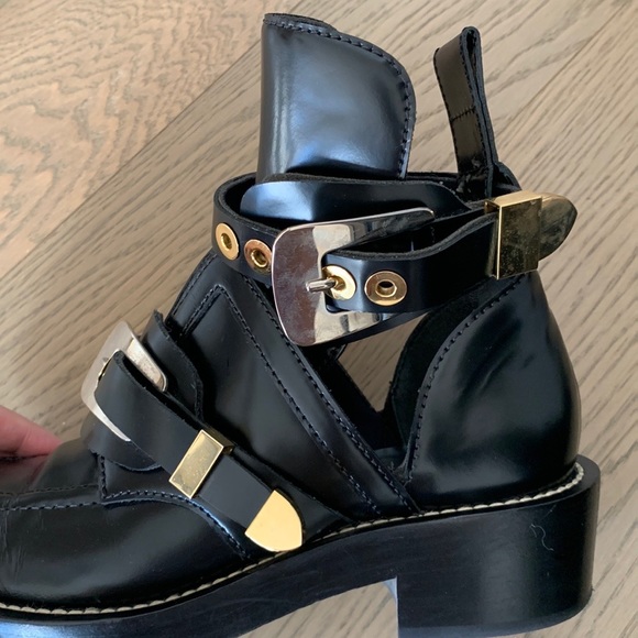 Balenciaga Ceinture Cutout Boots - Picture 4 of 13